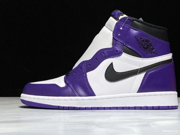 TB Court Purple 1 Air High Jordan 555088-500 OG 0701